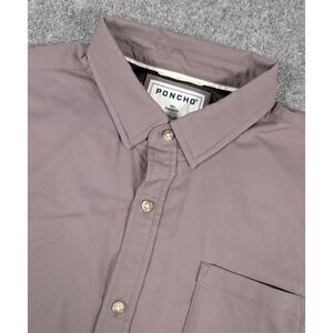 Poncho Ultra Lite The Grease Monkey Shirt Mens 2XL Reg Gray Short Sleeve